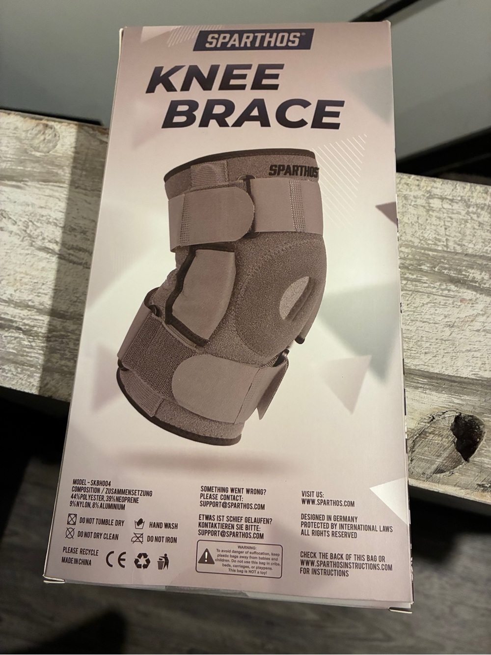 Sparthos Knee Brace 3XL | New | Adjustable Compression Knee Support